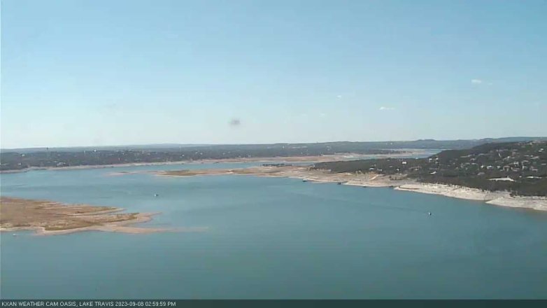 Lake Travis webcam, September 8, 2023 3:00 PM CT