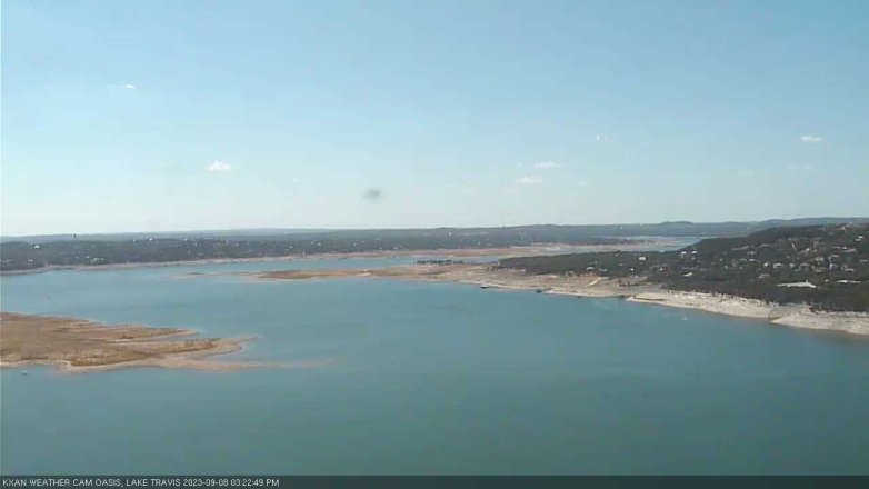 Lake Travis webcam, September 8, 2023 3:25 PM CT
