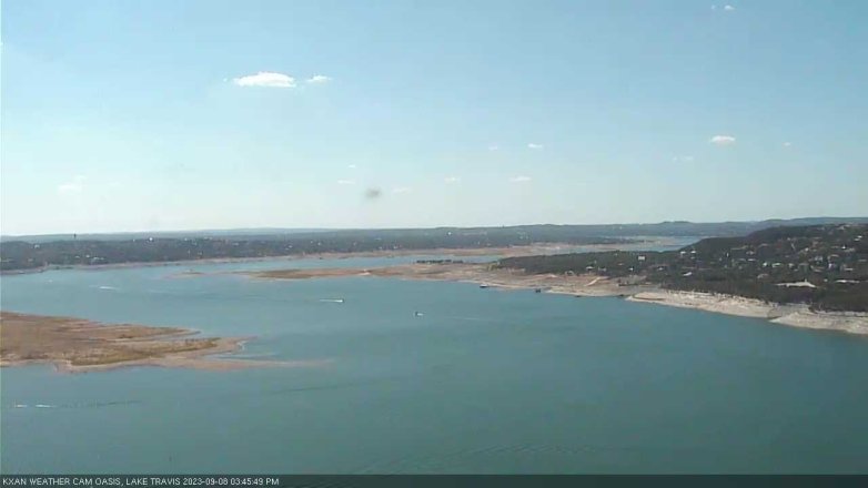 Lake Travis webcam, September 8, 2023 3:45 PM CT