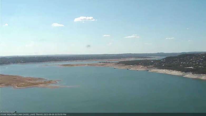 Lake Travis webcam, September 8, 2023 4:00 PM CT