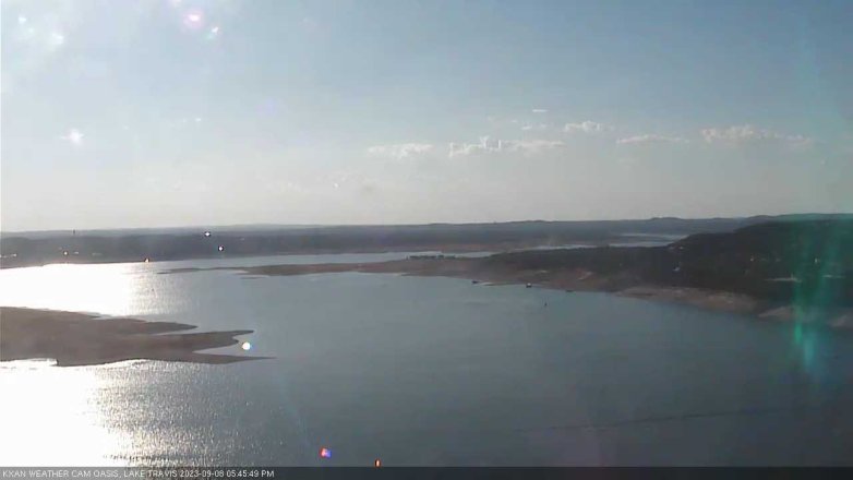 Lake Travis webcam, September 8, 2023 5:45 PM CT