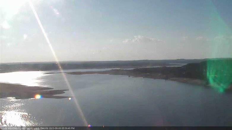 Lake Travis webcam, September 8, 2023 6:00 PM CT