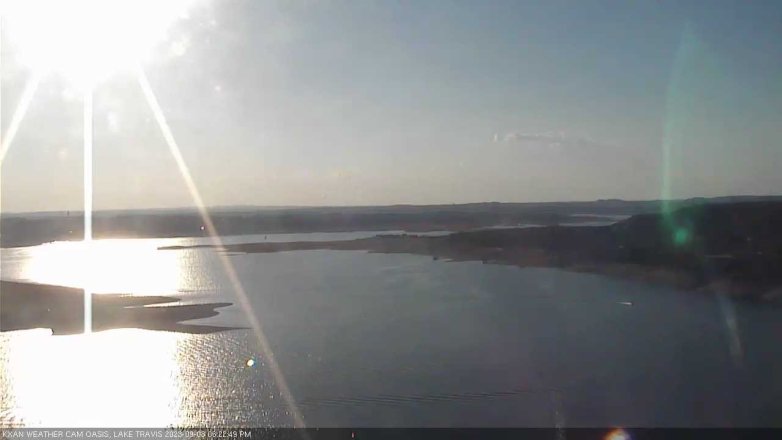 Lake Travis webcam, September 8, 2023 6:25 PM CT