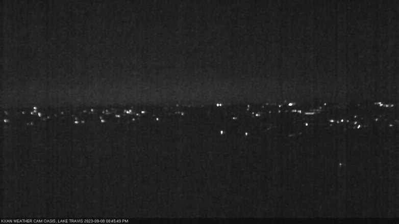 Lake Travis webcam, September 8, 2023 8:45 PM CT