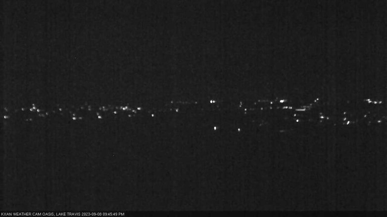 Lake Travis webcam, September 8, 2023 9:45 PM CT