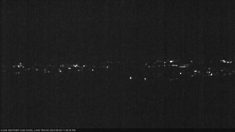 Lake Travis webcam, September 8, 2023 11:45 PM CT