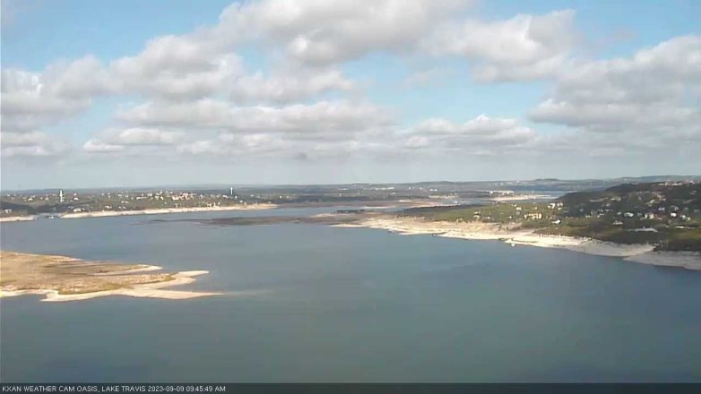 Lake Travis webcam, September 9, 2023 9:45 AM CT