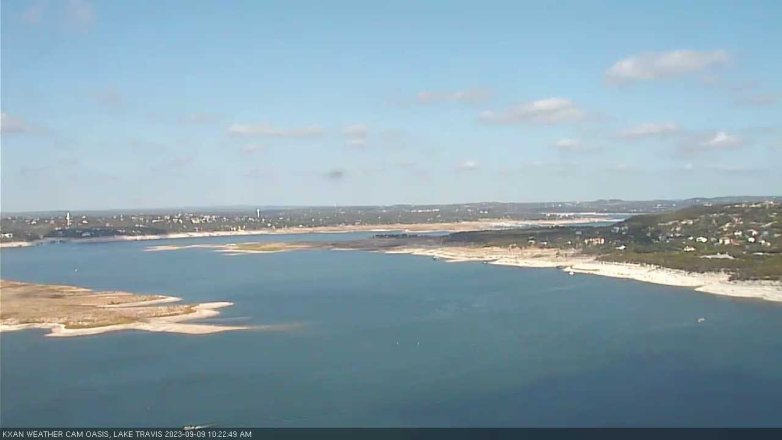 Lake Travis webcam, September 9, 2023 10:25 AM CT