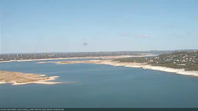 Lake Travis webcam, September 9, 2023 11:00 AM CT