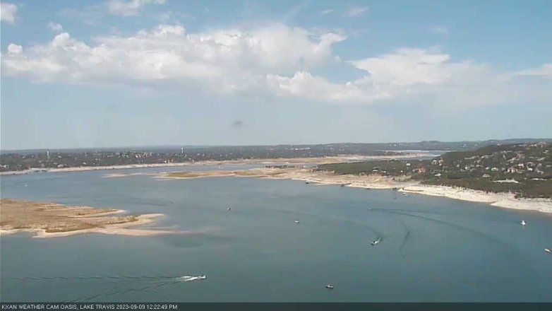 Lake Travis webcam, September 9, 2023 12:25 PM CT