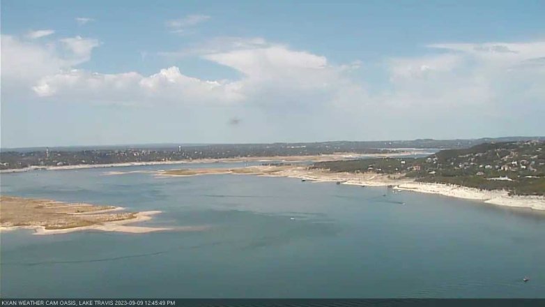 Lake Travis webcam, September 9, 2023 12:45 PM CT