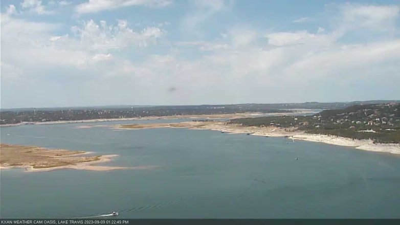 Lake Travis webcam, September 9, 2023 1:25 PM CT