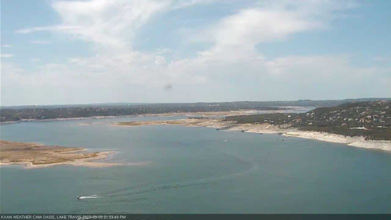 Lake Travis webcam, September 9, 2023 2:00 PM CT