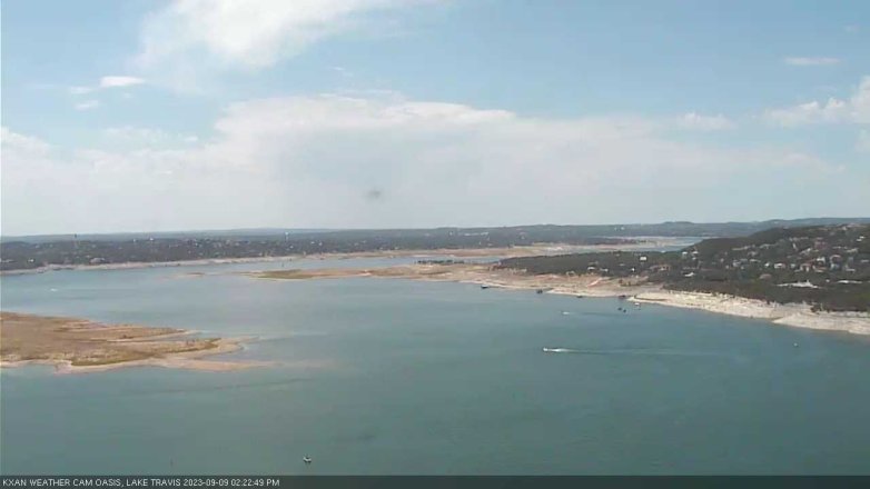 Lake Travis webcam, September 9, 2023 2:25 PM CT