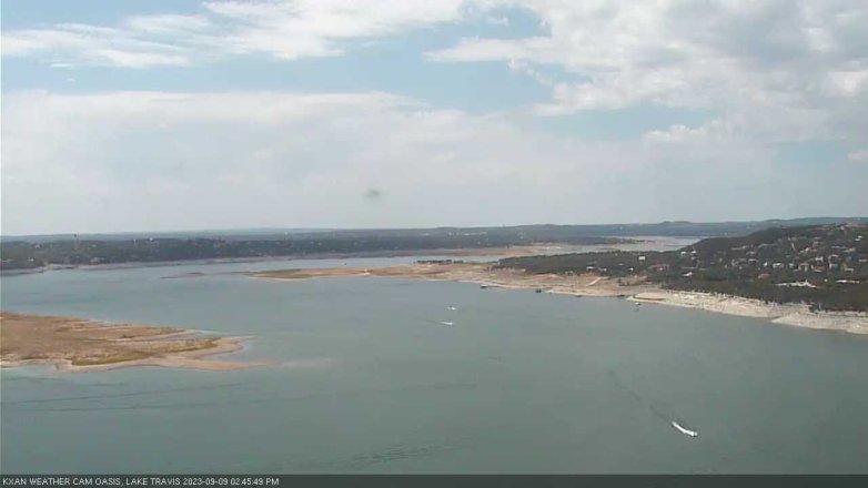 Lake Travis webcam, September 9, 2023 2:45 PM CT