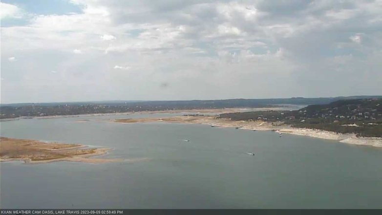 Lake Travis webcam, September 9, 2023 3:00 PM CT