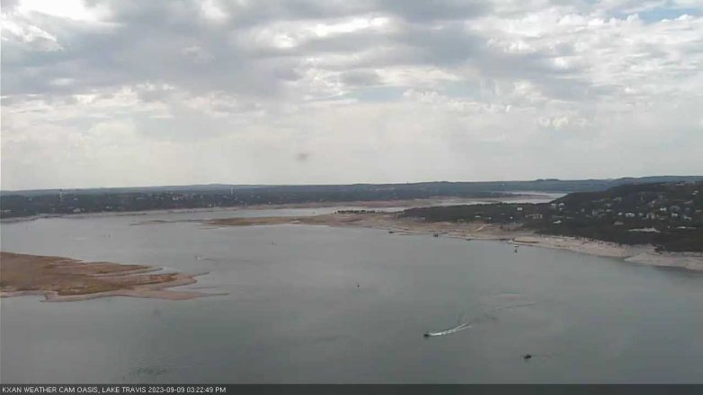 Lake Travis webcam, September 9, 2023 3:25 PM CT