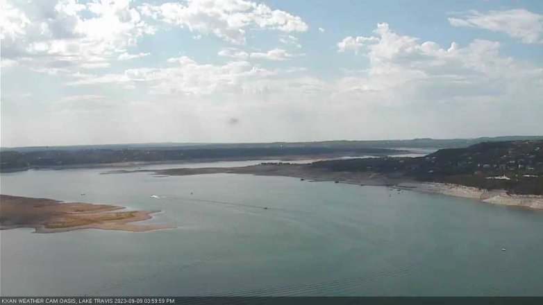 Lake Travis webcam, September 9, 2023 4:00 PM CT