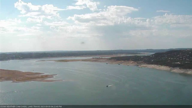 Lake Travis webcam, September 9, 2023 4:25 PM CT