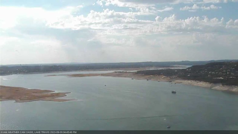 Lake Travis webcam, September 9, 2023 4:45 PM CT