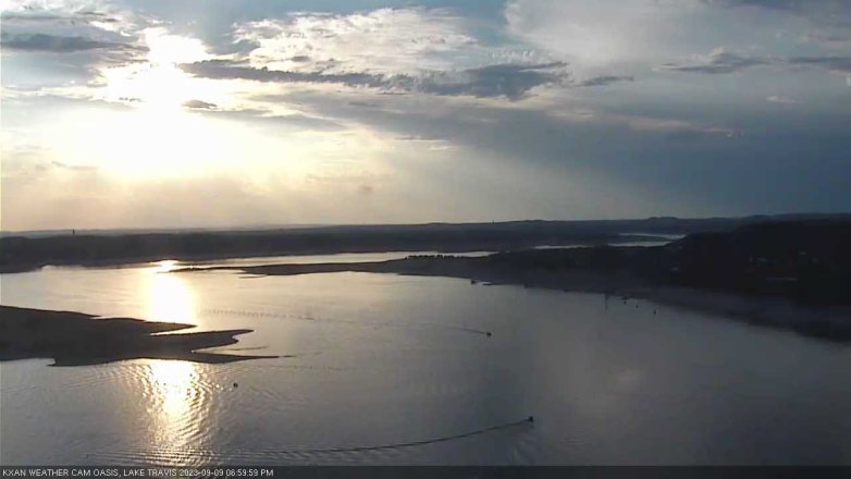 Lake Travis webcam, September 9, 2023 7:00 PM CT