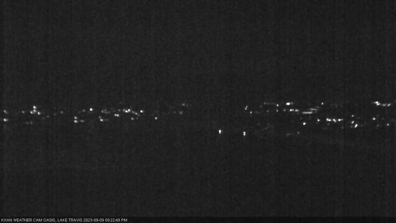 Lake Travis webcam, September 9, 2023 9:25 PM CT
