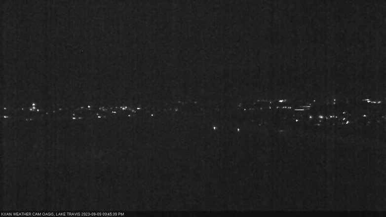 Lake Travis webcam, September 9, 2023 9:45 PM CT