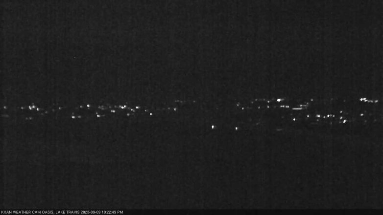 Lake Travis webcam, September 9, 2023 10:25 PM CT