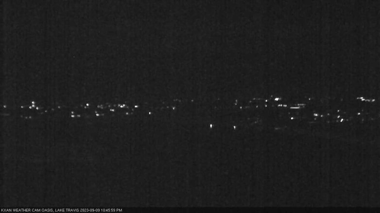 Lake Travis webcam, September 9, 2023 10:45 PM CT