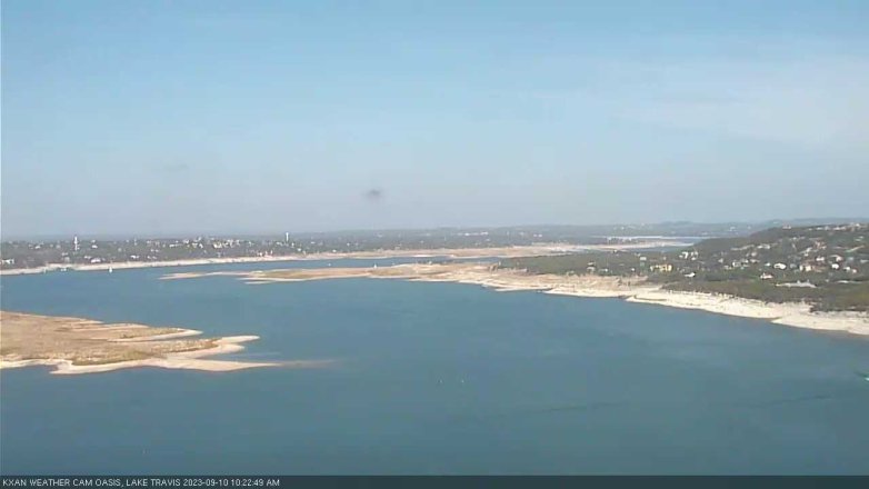 Lake Travis webcam, September 10, 2023 10:25 AM CT