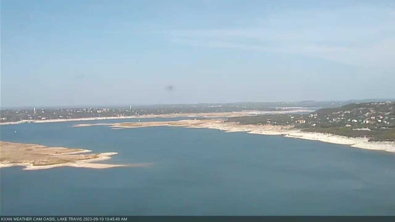 Lake Travis webcam, September 10, 2023 10:45 AM CT