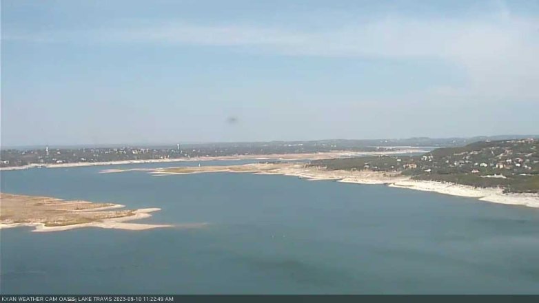 Lake Travis webcam, September 10, 2023 11:25 AM CT