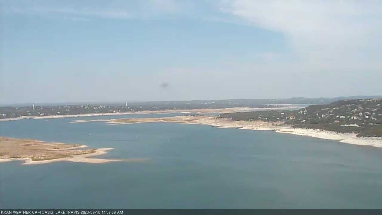 Lake Travis webcam, September 10, 2023 12:00 PM CT