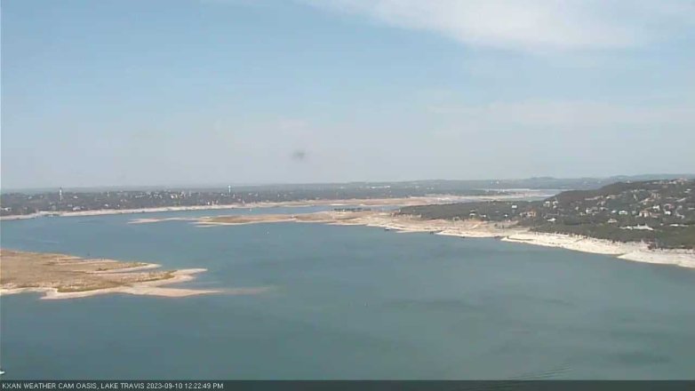 Lake Travis webcam, September 10, 2023 12:25 PM CT