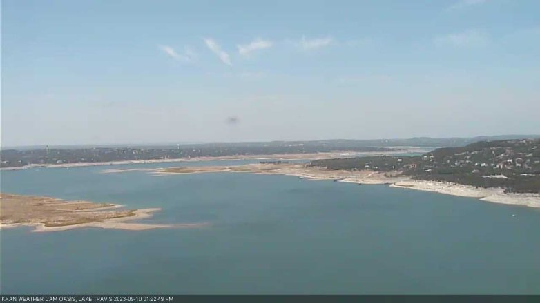 Lake Travis webcam, September 10, 2023 1:25 PM CT