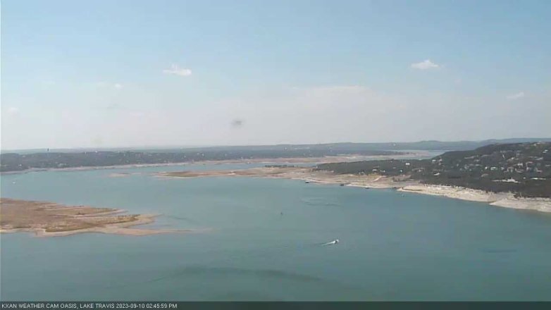 Lake Travis webcam, September 10, 2023 2:45 PM CT