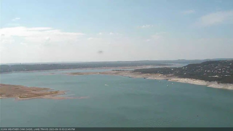 Lake Travis webcam, September 10, 2023 3:25 PM CT