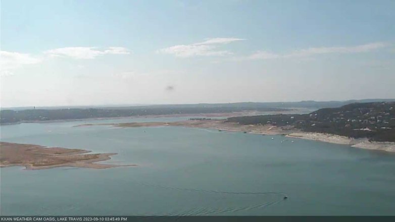 Lake Travis webcam, September 10, 2023 3:45 PM CT