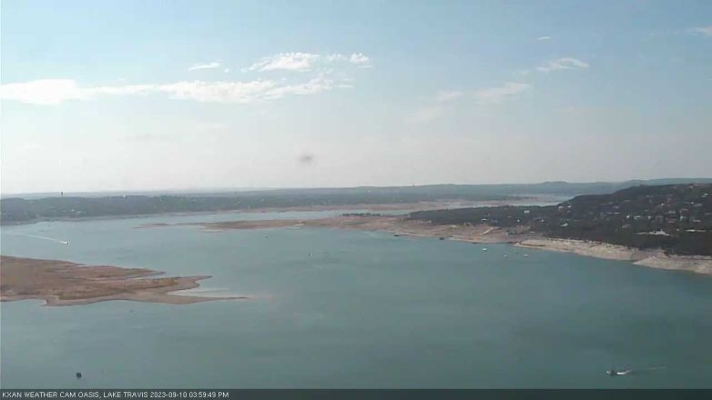 Lake Travis webcam, September 10, 2023 4:00 PM CT