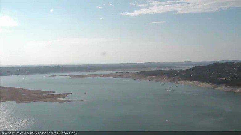 Lake Travis webcam, September 10, 2023 4:45 PM CT