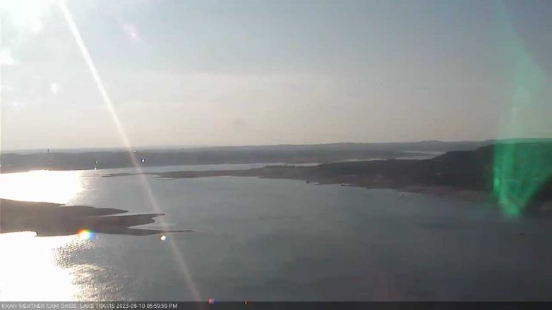 Lake Travis webcam, September 10, 2023 6:00 PM CT
