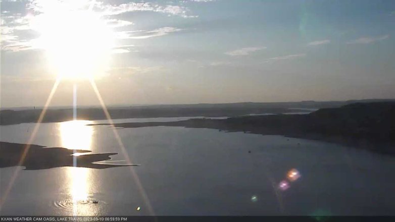 Lake Travis webcam, September 10, 2023 7:00 PM CT