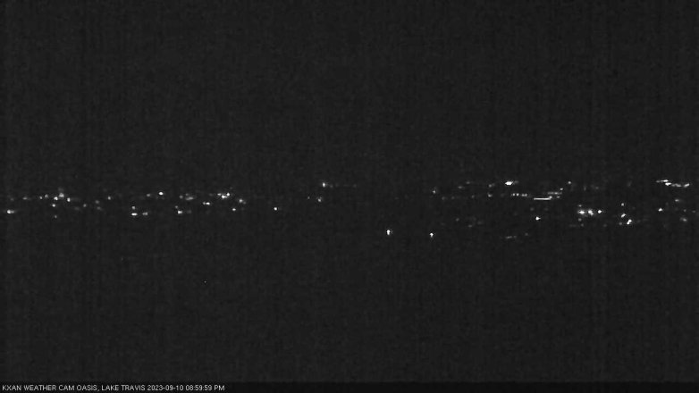 Lake Travis webcam, September 10, 2023 9:00 PM CT