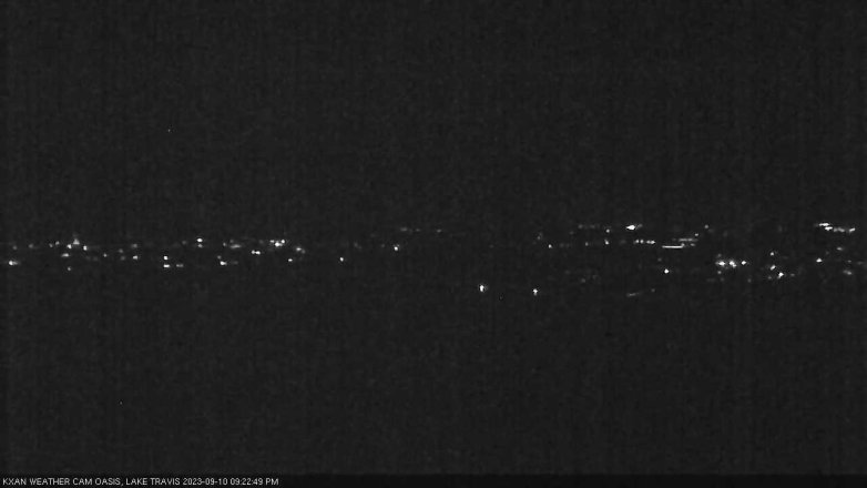 Lake Travis webcam, September 10, 2023 9:25 PM CT