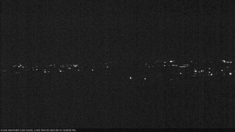 Lake Travis webcam, September 10, 2023 10:45 PM CT