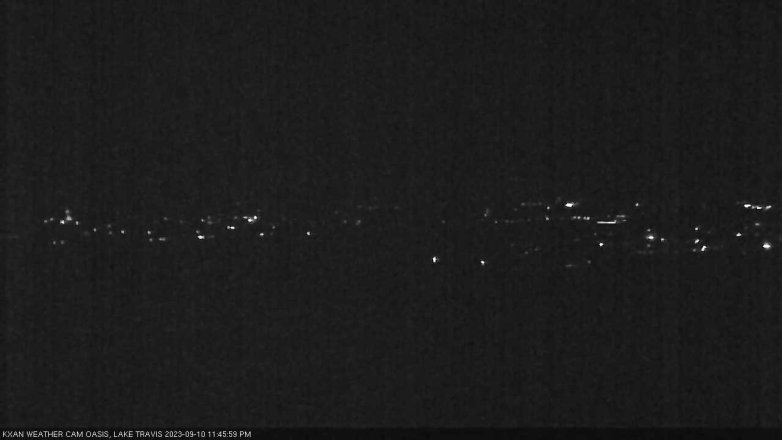 Lake Travis webcam, September 10, 2023 11:45 PM CT