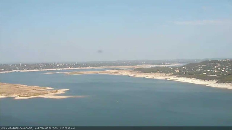 Lake Travis webcam, September 11, 2023 10:25 AM CT