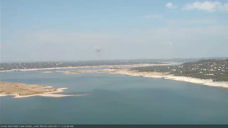 Lake Travis webcam, September 11, 2023 11:25 AM CT