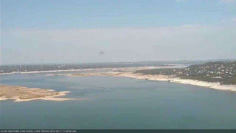Lake Travis webcam, September 11, 2023 11:45 AM CT
