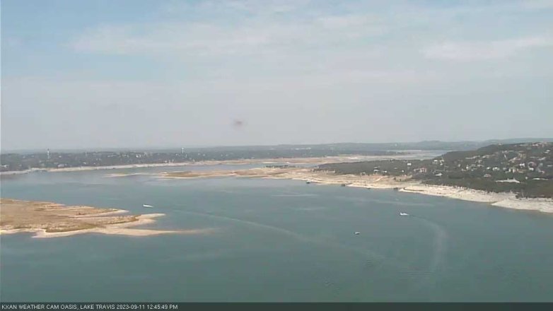 Lake Travis webcam, September 11, 2023 12:45 PM CT